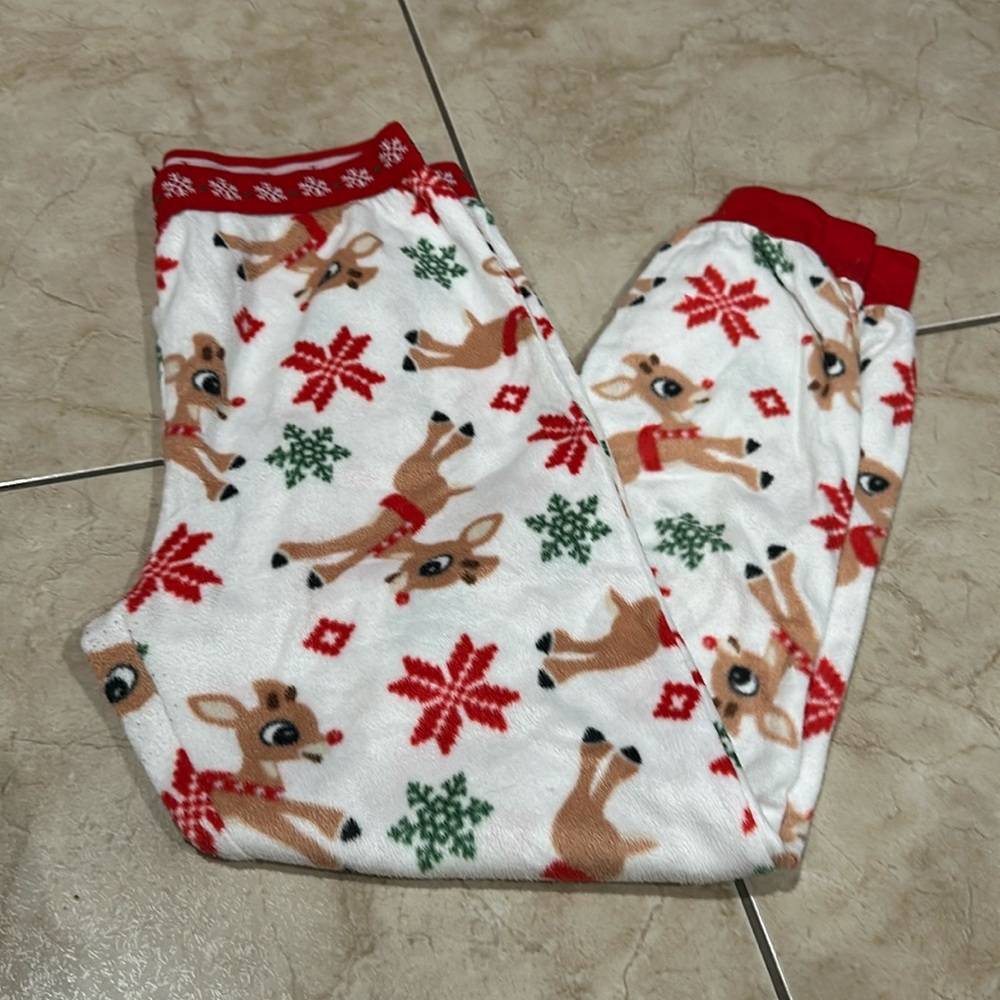 Rudolph red nosed reindeer pajama pants